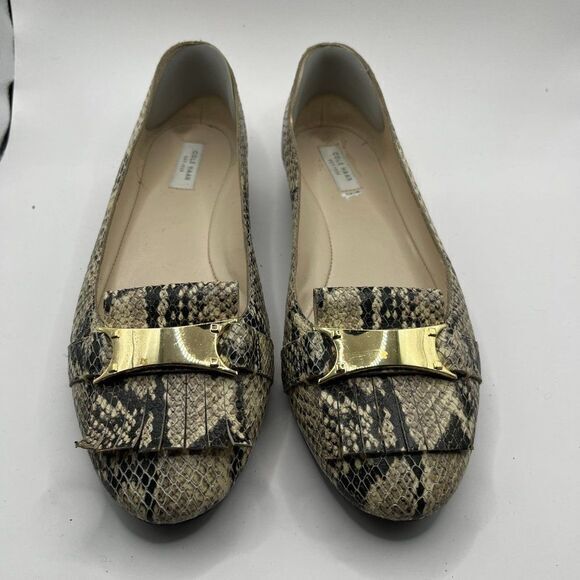 Cole Haan Women's Margarite Roccia Snake PR Ballet Flat Style W09364 Size 7.5B - Picture 2 of 6